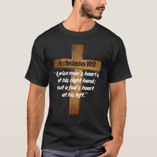 Camiseta Ecclesiastes 102 Cita de la Biblia Cristiana