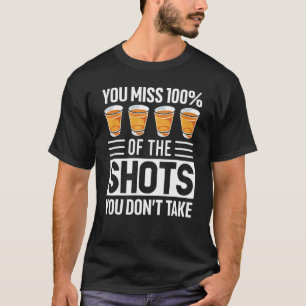 Camiseta Echa de menos 100 de los disparos que no tomas