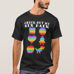 Camiseta Echa Un Vistazo A Mi Fidget Guay De Seis Paquetes