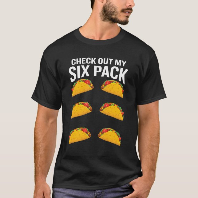 Camiseta Echa Un Vistazo A Mi Fitness De Los Tacos Funny (Anverso)