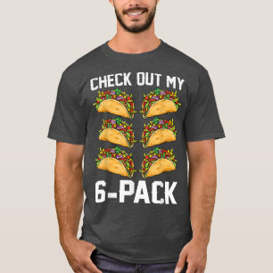 Camiseta Echa Un Vistazo A Mi Fitness De Seis Paquetes Taco