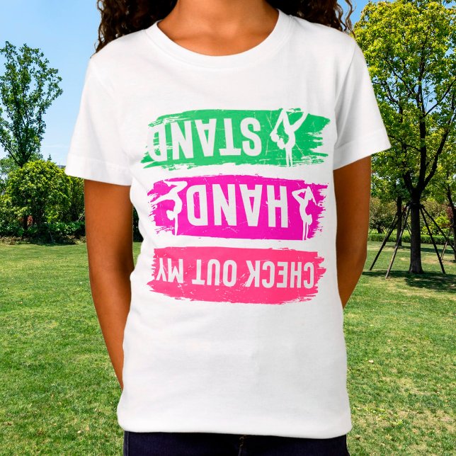 Camiseta Echa Un Vistazo A Mi Gimnasia De Manos (Subido por el creador)