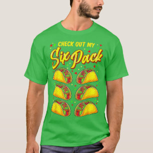 Camiseta Echa un vistazo a mi paquete de seis paquetes de t