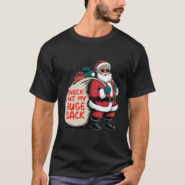 Camiseta Echa un vistazo a mis enormes Navidades de despedi (Anverso)