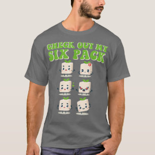 Camiseta Echa un vistazo a Six Pack Tofu World Vegetarian D