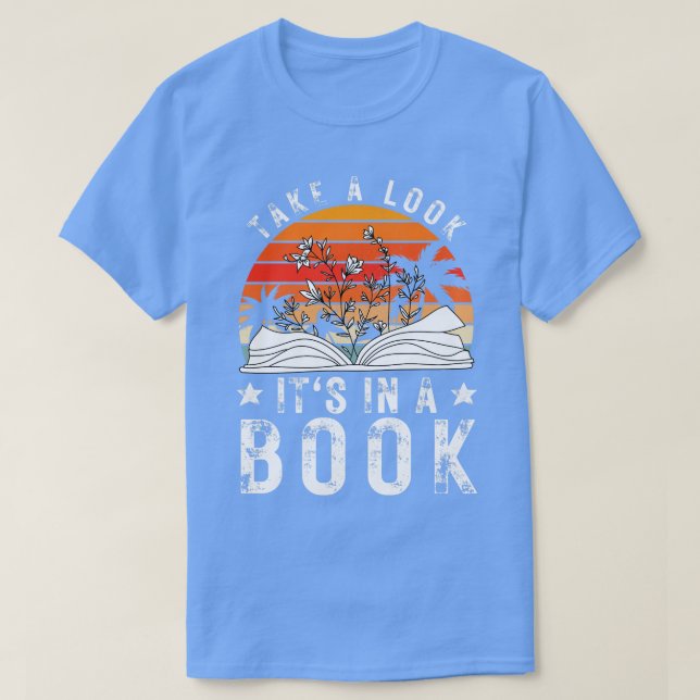 Camiseta Echa un vistazo a su libro 15 (Diseño del anverso)