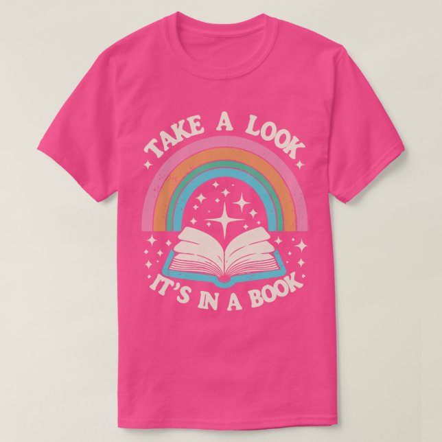 Camiseta Echa un vistazo a su libro 2 (Diseño del anverso)