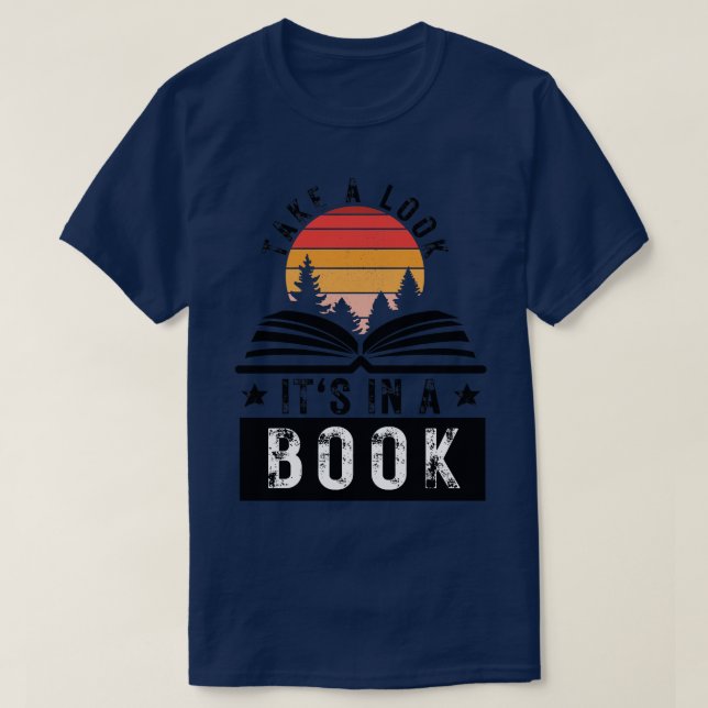 Camiseta Echa un vistazo a su libro 20 (Diseño del anverso)