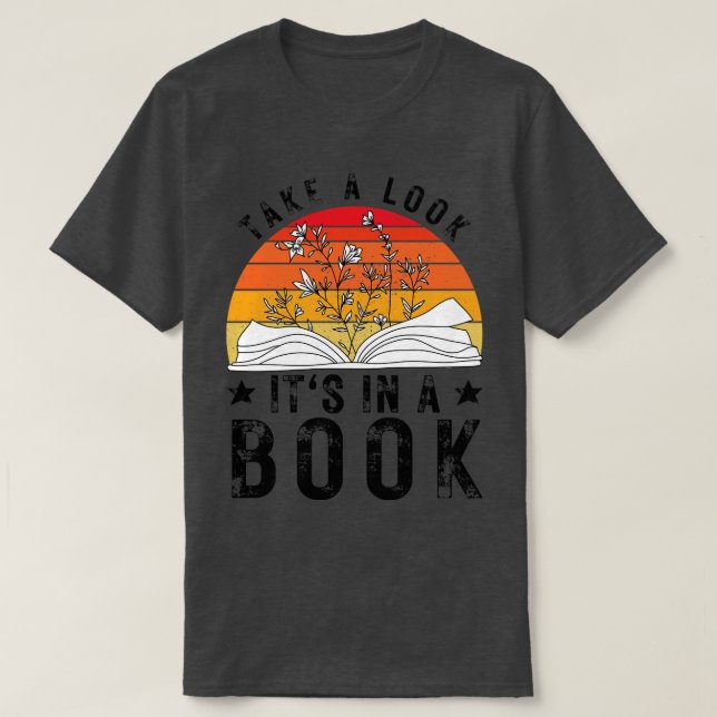 Camiseta Echa un vistazo a su libro 7 (Diseño del anverso)