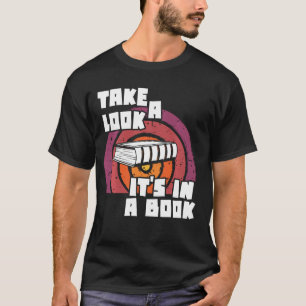 Camiseta Echa un vistazo a un libro de lucioperca Rainbo
