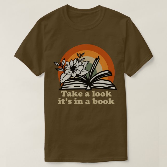 Camiseta Echa Un Vistazo A Un Libro Funny Rainbow Bookworm  (Diseño del anverso)
