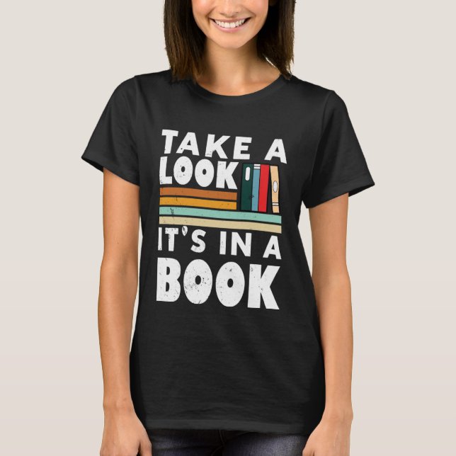 Camiseta Echa Un Vistazo A Un Libro Leyendo El Gusano 8 (Anverso)
