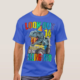 Camiseta Echa Un Vistazo Al Dinosaurio De Camión De 14 Mons