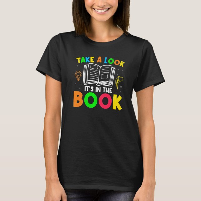 Camiseta Echa Un Vistazo Al Libro (Anverso)