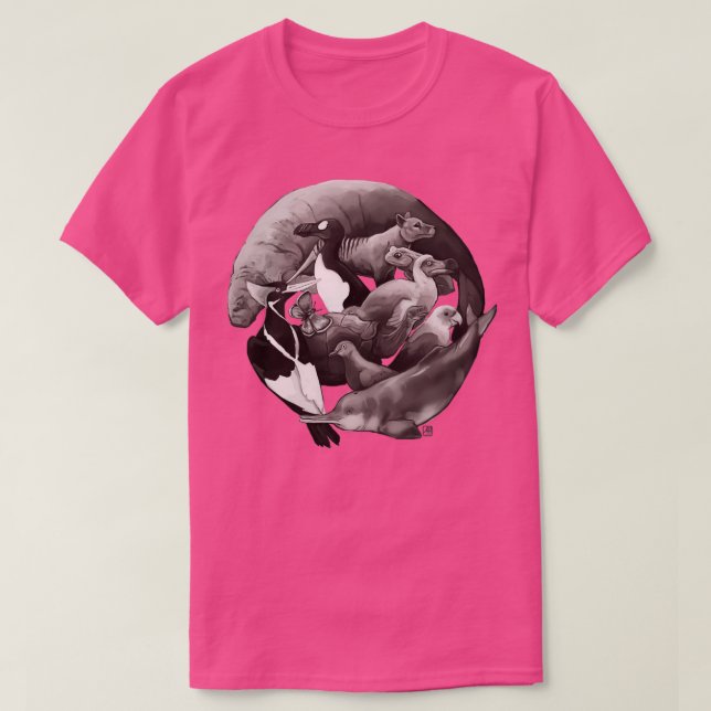 Camiseta ¡Echa un vistazo aquí (Diseño del anverso)