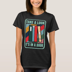 Camiseta Echa Un Vistazo En Un Libro Leyendo Bookworm 1