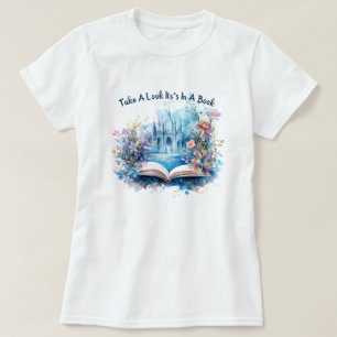 Camiseta Echa Un Vistazo Está En Un Libro