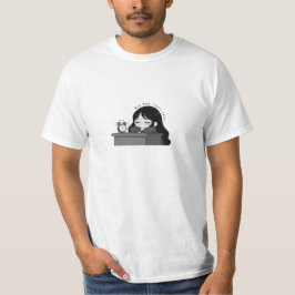Camiseta Echa una siesta, Panico despues Chica Chibi Ilustr