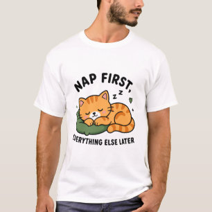 Camiseta Echa una siesta primero, preocúpate después
