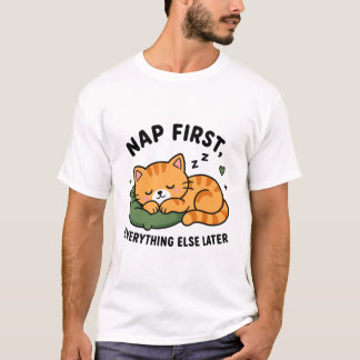 Camiseta Echa una siesta primero, preocúpate después