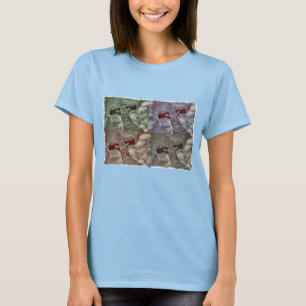Camiseta echada a un lado dual de Taphophile