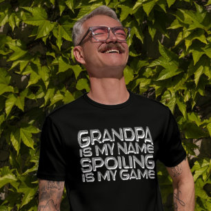 Camiseta Echar a perder es mi abuelo de juego