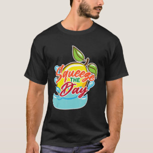 Camiseta Echar Squeeze The Day Lemonade Stand Juice Stand L