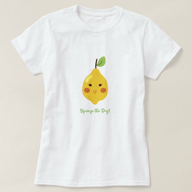 Camiseta Echar un ojo al limón del día (Diseño del anverso)