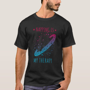 Camiseta Echarse una siesta es mi terapia soñar durmiendo g