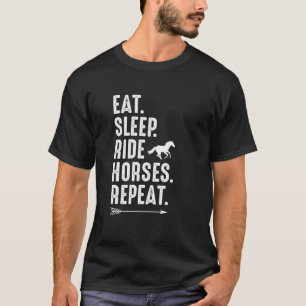 Camiseta Eche Caballos de Sueño Repitiendo Hor De Agriculto