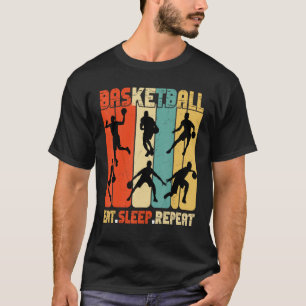 Camiseta Eche Sleep Basketball Repetir deportes de balonces