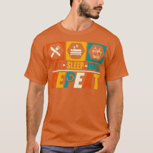 Camiseta Eche Sleep Boba Tea Repetir Boba Gracioso Boba Bub