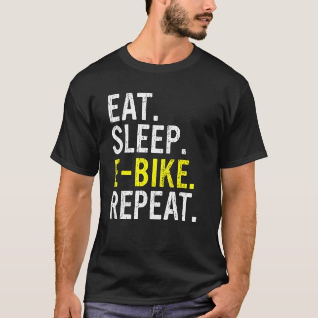 Camiseta Eche Sleep E Bike Repetir E MTB 5 (Anverso)