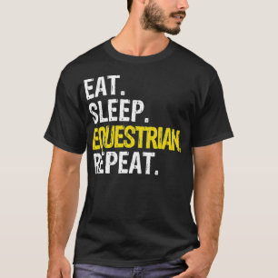 Camiseta Eche Sleep Equestrian Repetir Caballos