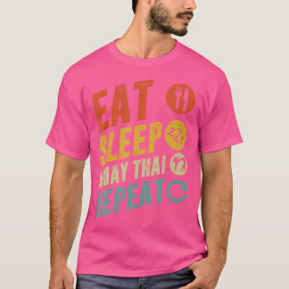 Camiseta Eche Sleep Muay Thai Repeat Muay Thai