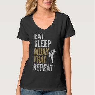 Camiseta Eche Sleep Muay Thai Repeat Muay Thai