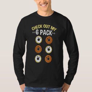 Camiseta Eche un vistazo a mi donut de chocolate de seis pa