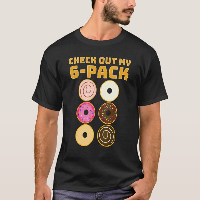 Camiseta Eche un vistazo a mi paquete de 6 paquetes de gimn (Anverso)