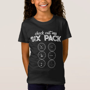 Camiseta Eche un vistazo a mi paquete piloto de seis avione