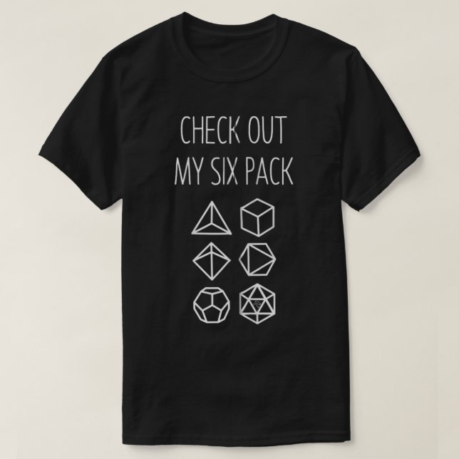 Camiseta Eche un vistazo a mi Si Pack Funny D20 Dragons Dic (Diseño del anverso)