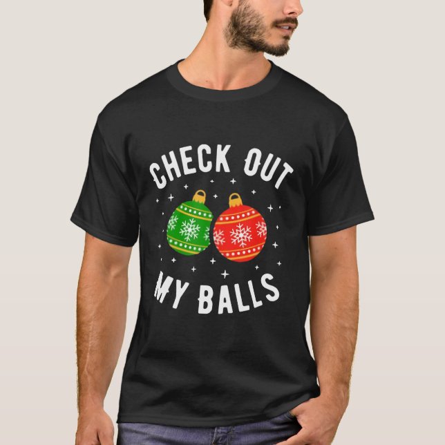 Camiseta Eche un vistazo al Chiste T-Sh de los Navidades su (Anverso)