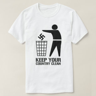 Camiseta Echen a los Fascistas Mantengan Limpio su País