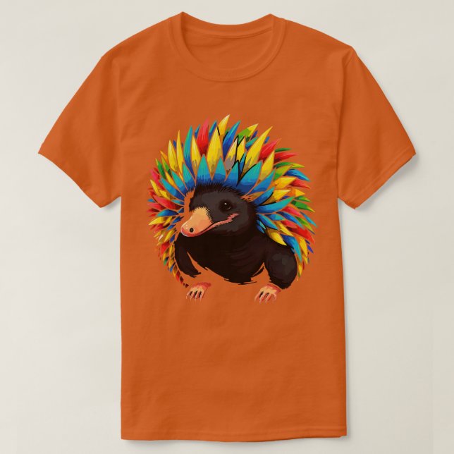 Camiseta Echidna Smiling (Diseño del anverso)