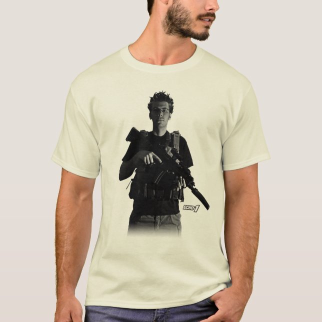 Camiseta Echo1USA Brian y su XCR (Anverso)