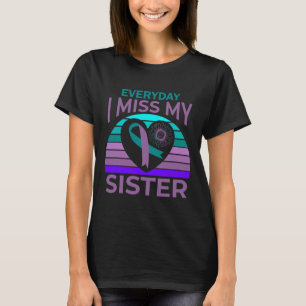 Camiseta Echo de menos a mi hermana Cinta del Corazón de Co