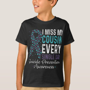 Camiseta Echo de menos a mi primo cada día que me previenen