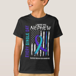 Camiseta Echo de menos a mi sobrino experto en prevención d
