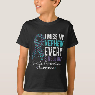 Camiseta Echo de menos a mi sobrino todos los días en la pr
