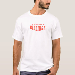 Camiseta Echo De Menos Billings Montana Hometown Mt Home St