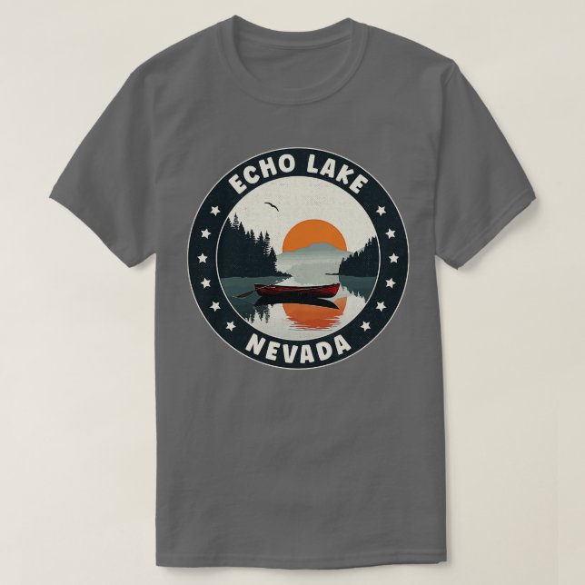 Camiseta Echo Lake Nevada Sunset (Diseño del anverso)